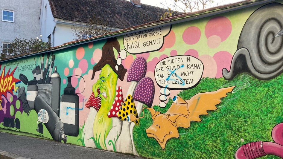 Graffiti im Griesviertel in Graz | © Graz Tourismus - NA