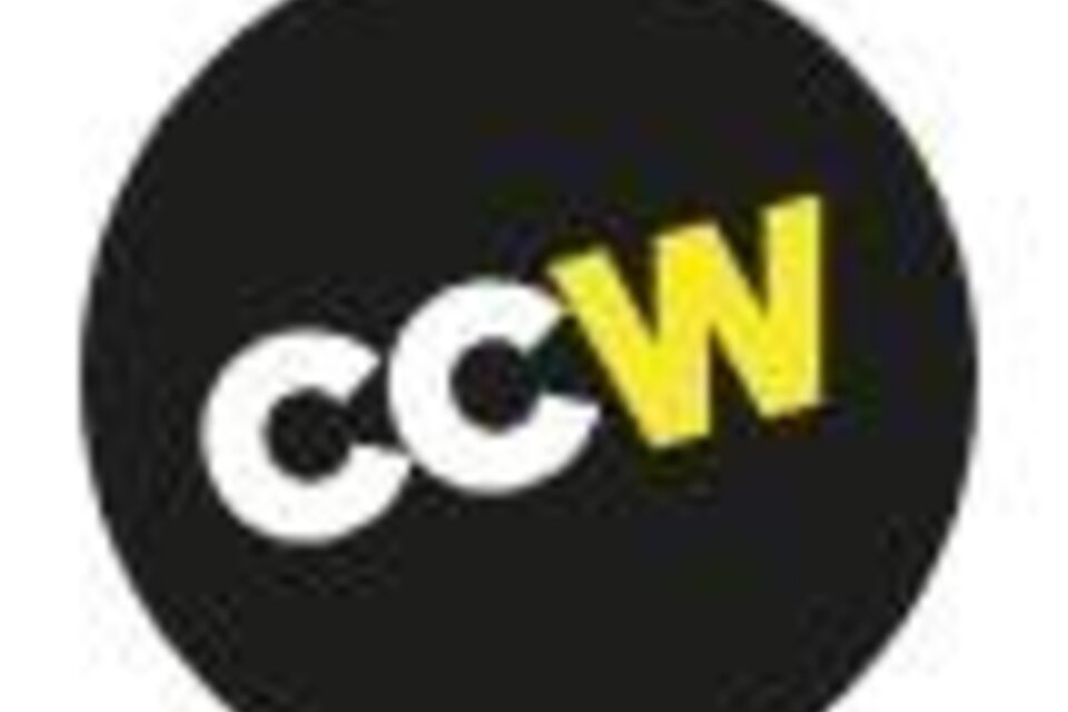 Ein einfaches Logo mit den Buchstaben "CCW". Die Farben sind schwarz, weiß und gelb. | © CCW Stainach