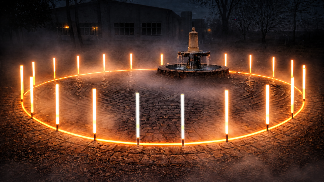 Neon Golden - Trinkbrunnen | © Congresszentrum Zehnerhaus