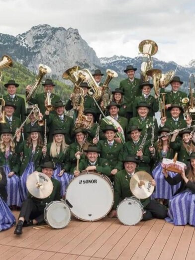 Group photo of the music band Grundlsee | © Musikkapelle Grundlsee | Musikkapelle Grundlsee | © Musikkapelle Grundlsee