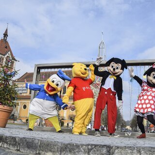 Minnie, Mickey Mouse, Winni Pooh & Donald Duck | © Stadtgemeinde Feldbach