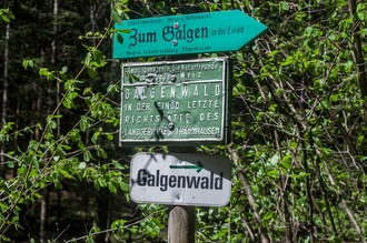 Gallows Forest_Signpost_Eastern Styria | © Alexandra Wagner