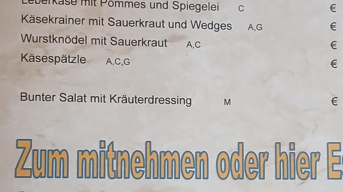 Speisekarte  | © Almstube Schlattinger 