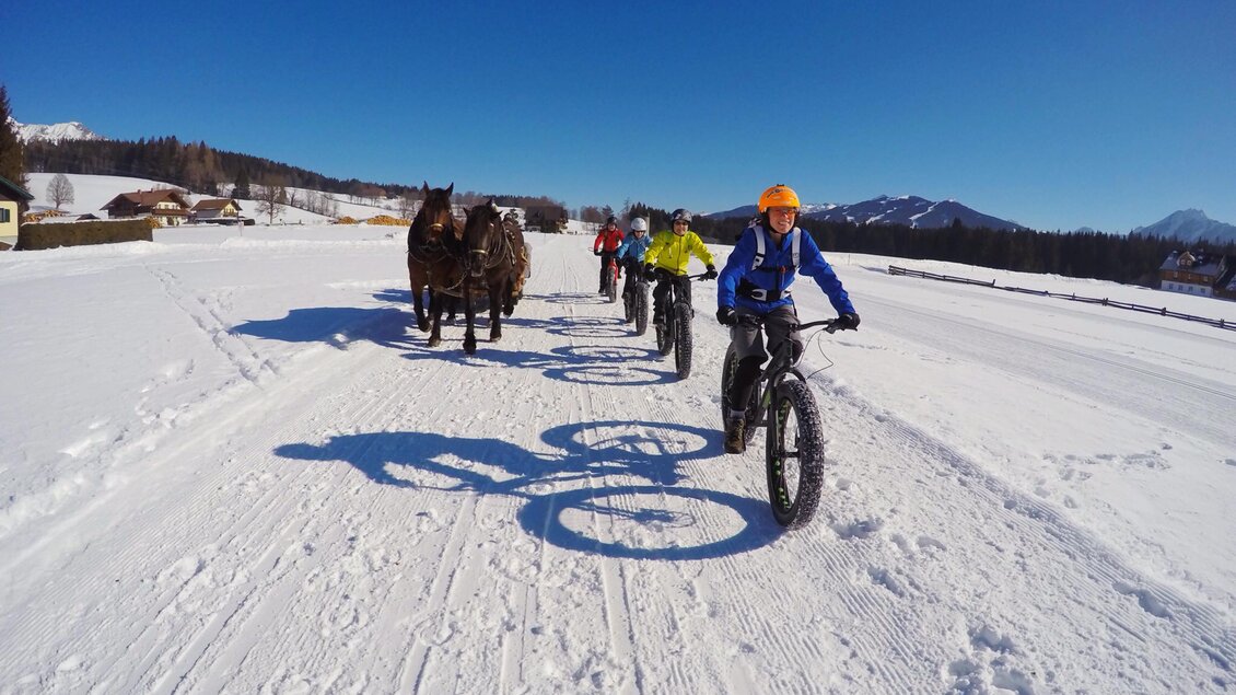 Fatbiken auf dem Plateau.  | © Alpine Fatbike