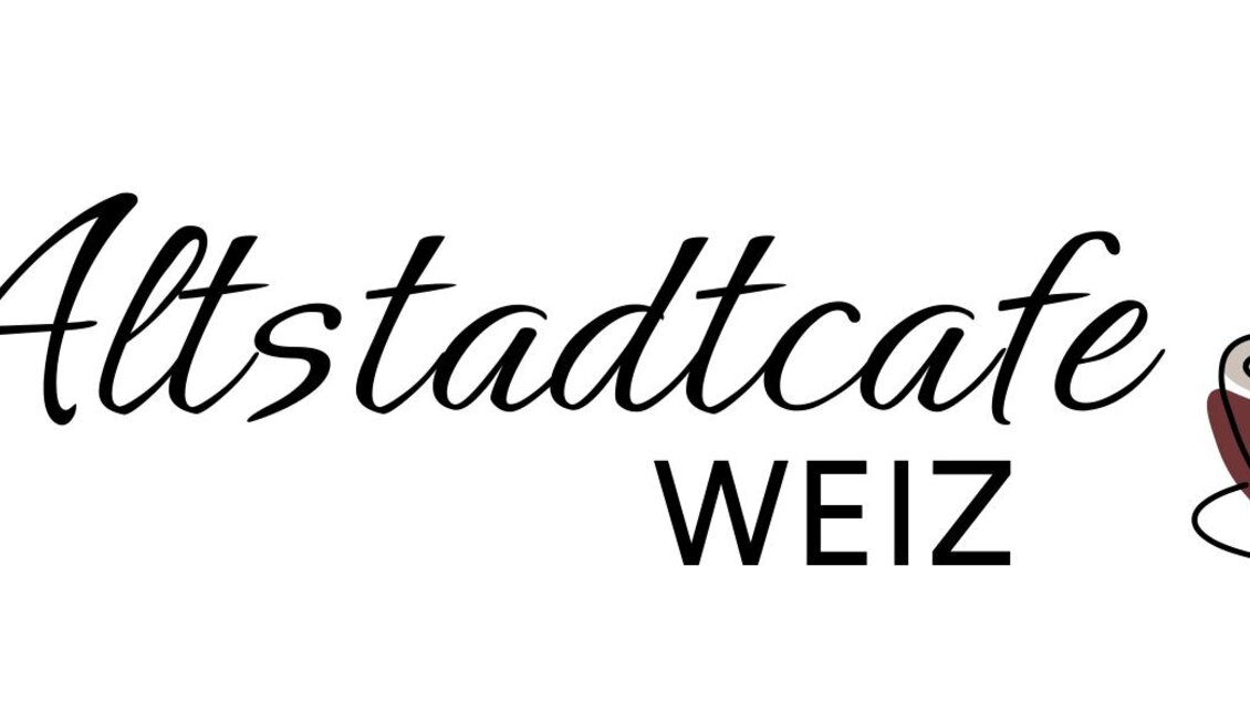 Ein Logo des Altstadtcafés Weiz mit einer stilisierten Tasse Kaffee. Der Schriftzug ist elegant gestaltet und vermittelt ein gemütliches Ambiente. | © Altstadt Cafe