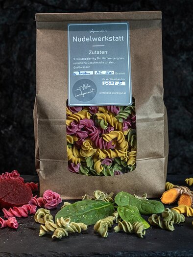 Nudeln Dreierlei