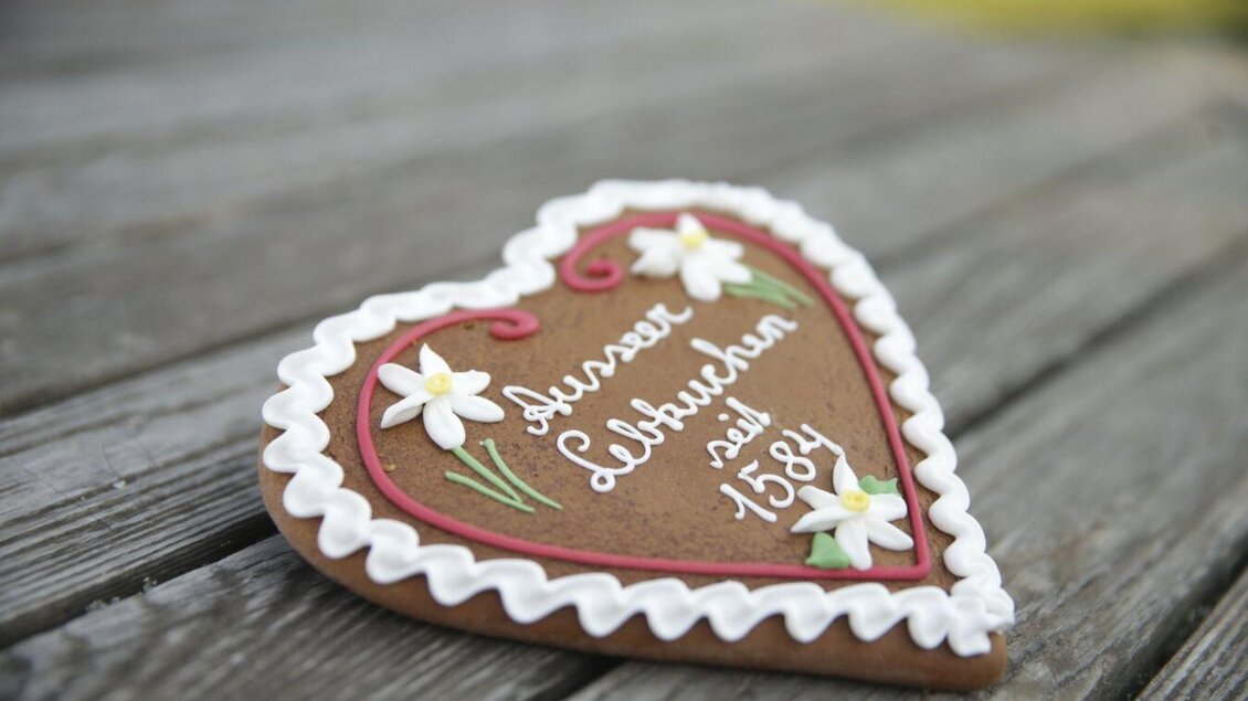 Ausseer Lebkuchen, Herz, Bad Aussee | © Ausseer Lebzelterei