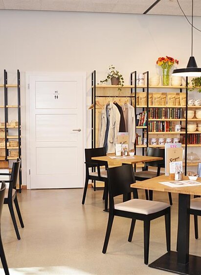 Gastraum der Bäckerei Sorger | © Werner Krug