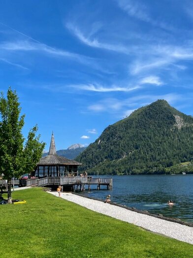 Badeplatz Gemeindepark, Grundlsee, Musikpavillon | © Tourismusverband Ausseerland | Bettina Scheck | © Tourismusverband Ausseerland