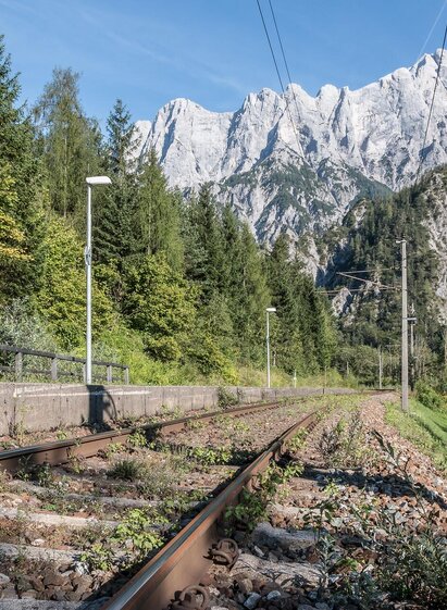 Bahnstation Johnsbach im Gesäuse | Andreas Hollinger | © Nationalpark Gesäuse