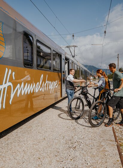 Ankunft mit dem Rad. | TV Hochsteiermark, nicoleseiser.at | © TV Hochsteiermark, nicoleseiser.at