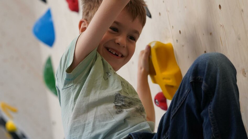 Boulderhalle auch für Kinder | © Alpenverein Leibnitz