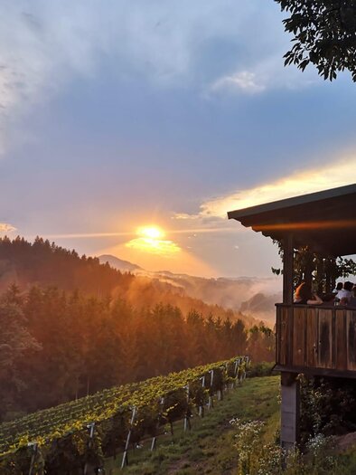 Sonnenuntergang_BS-Terrasse | © Weingut Bernd Stelzl
