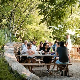 Buschenschank Schmallegger_Garten_Oststeiermark | © Familie Schmallegger