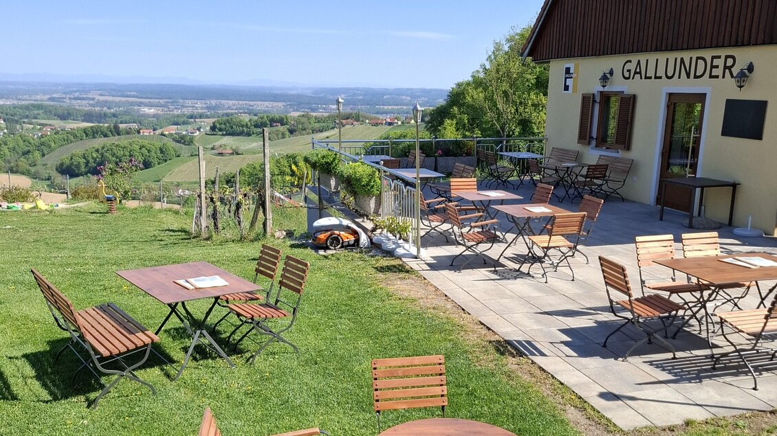 Terrasse Gallunder | © Weingut Gallunder