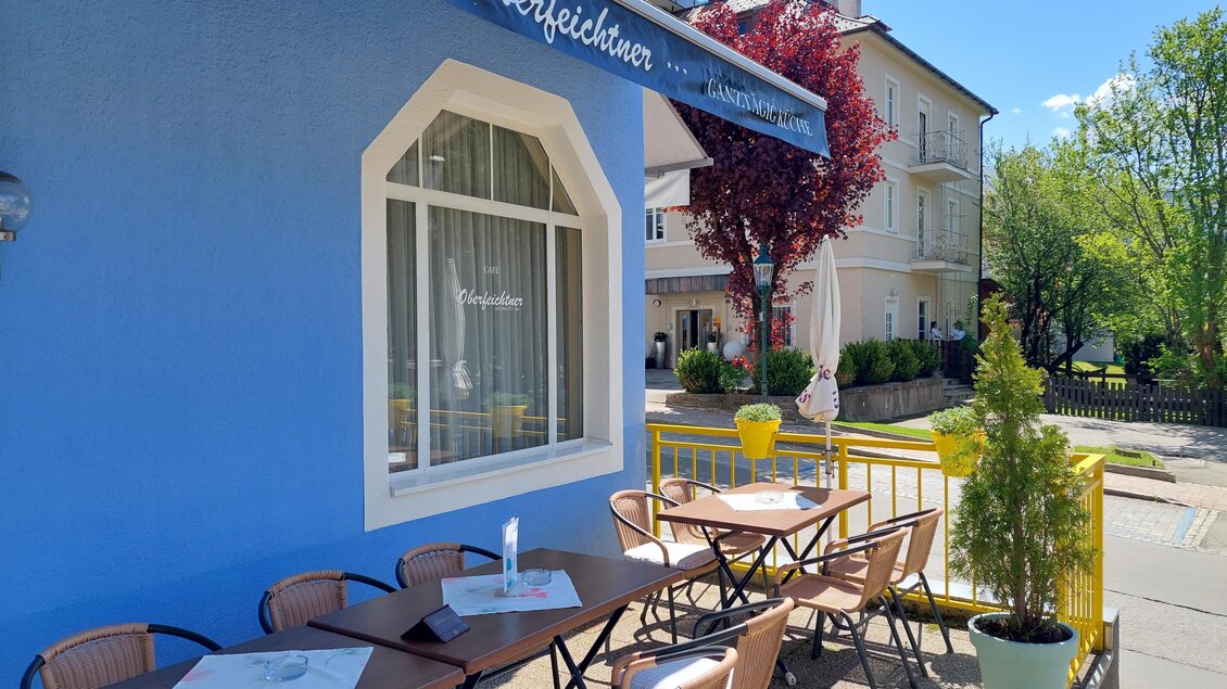 Terrasse Cafe Oberfeichtner | © Brigitte Digruber