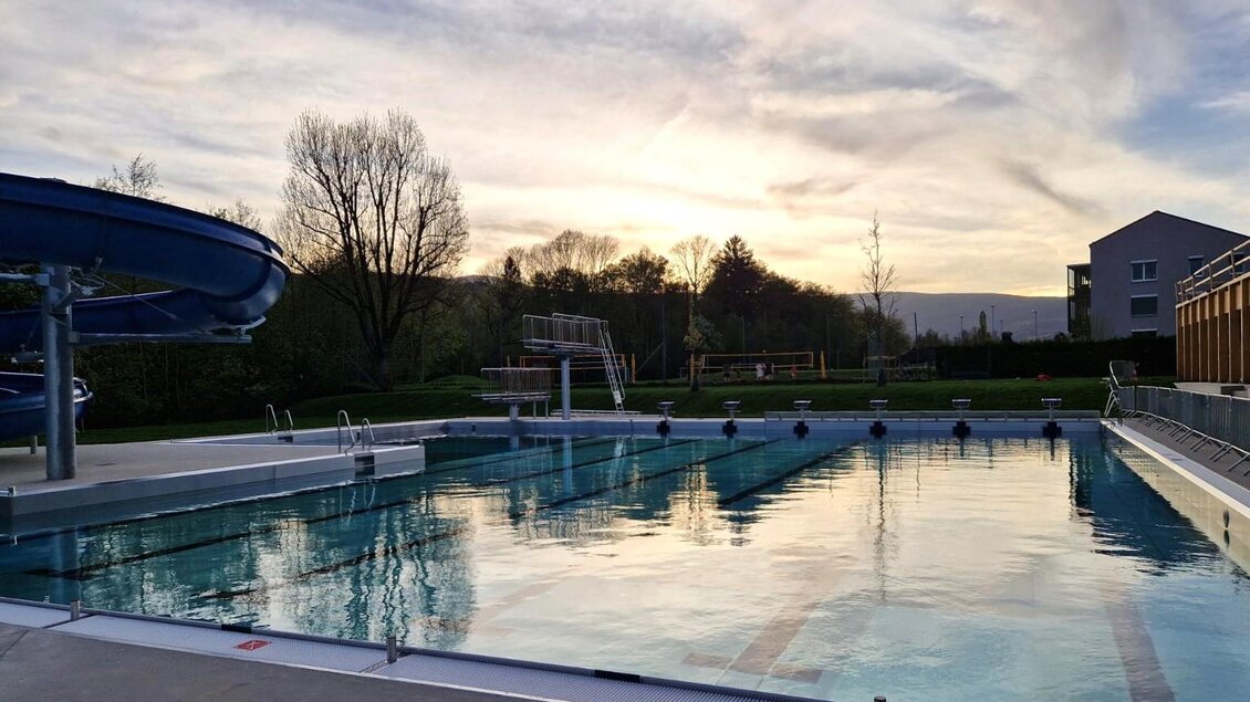 Abendstimmung beim Freibad | © TV Südsteiermark - Irene Löschnig