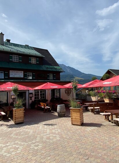 Hotel DER HECHL, Tauplitz, guest garden | Hotel DER HECHL | © Hotel DER HECHL