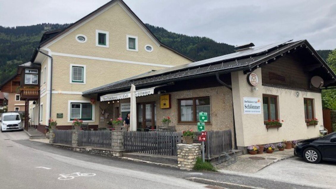Dorfbäckerei Schlömmer Vorderansicht rechts | © TVB Ausseerland Salzkammergut (c) Heike Temmel