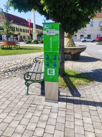 E-Tankstelle für das Fahrrad | © Marktgemeinde Burgau