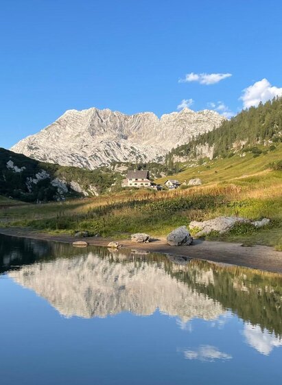 Pühringerhütte, Grundlsee, Hütte mit Elmsee | Pühringerhütte | © Pühringerhütte