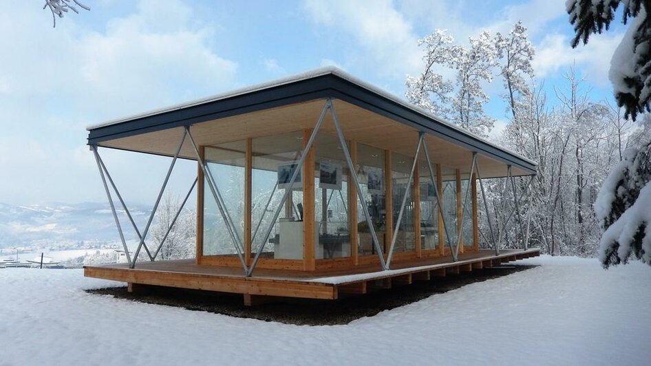 Energie-Erlebnis-Park_ Energiepavillon im Winter | © Heimo Kos