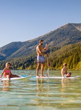 Stand up Paddeln am Erlaufsee | © TV Hochsteiermark | Rudy Dellinger | Rudy Dellinger | © TV Hochsteiermark | Rudy Dellinger