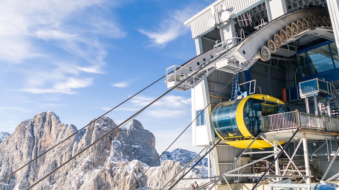 Die Panoramagondel in der Bergstation | © Alexander Klünsner