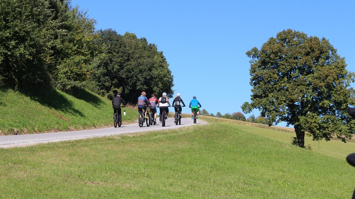 Fahrradtransport_Gruppe Radfahren_Oststeiermark | © KEM Naturpark Poellauer Tal