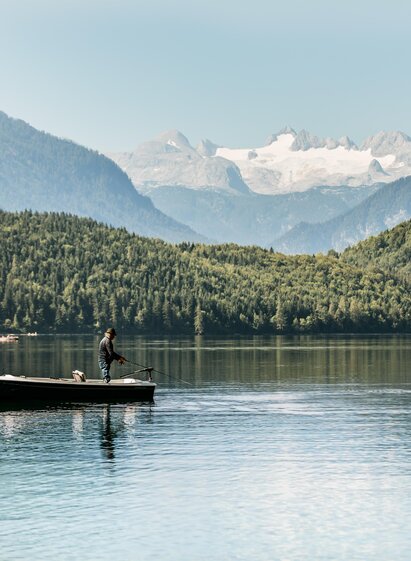 Fischen am Altausseer See | © TVB Ausseerland Salzkammergut_Katrin Kerschbaumer