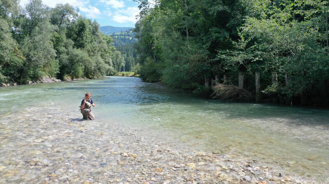 Fischen in der Enns | © Fischereiverein Irdning
