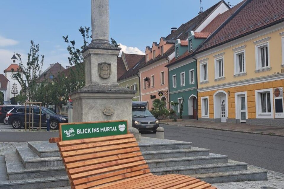 Fotospot Murtalbett Marktplatz Obdach - Impression #1 | © Erlebnisregion Murtal
