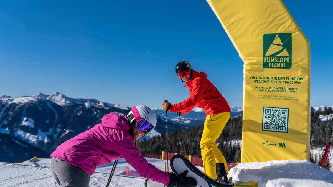 Die Funslope ist ein wenig gemütlicher als das Fun | © Christine Höflehner