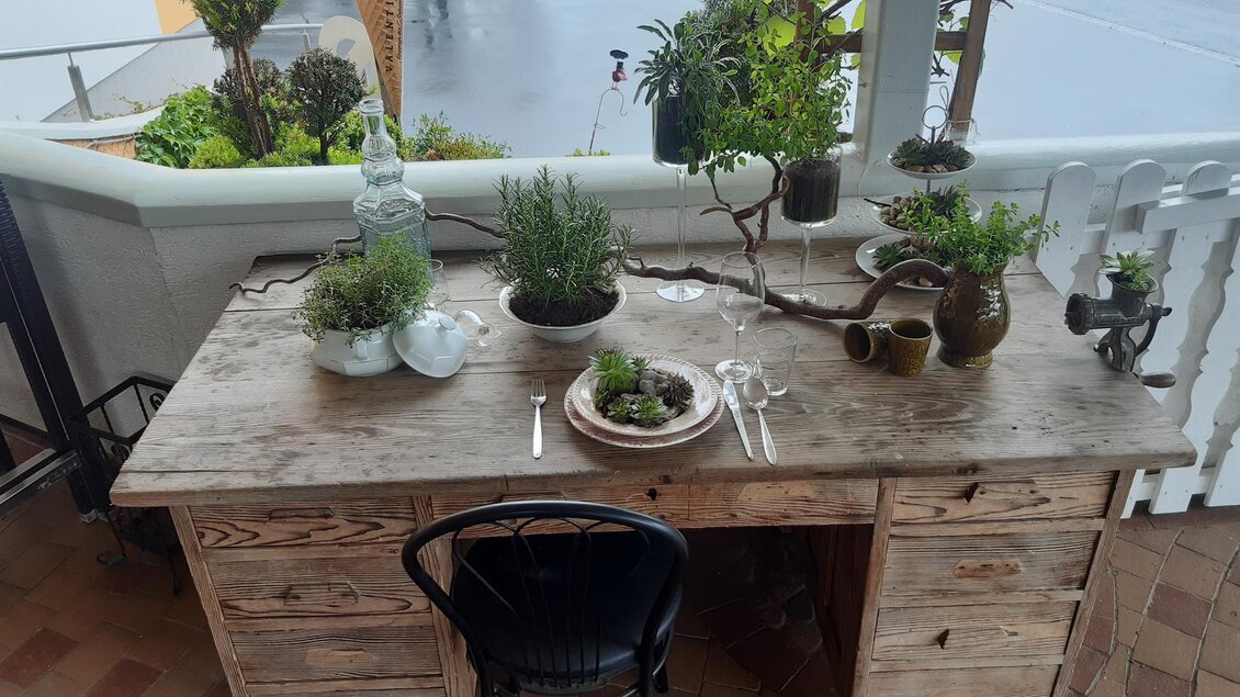 Alte Anrichte als Blickfang. | © Gasthaus Kaufmann