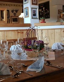 Gasthof Berndl, Altaussee, table setting | © Stephanie Bor | Stephanie Bor | © Stephanie Bor