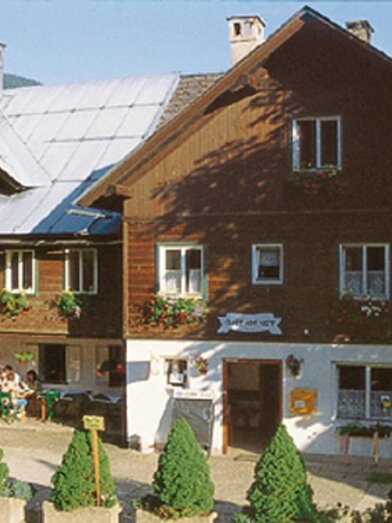 Gasthof Veit, Grundlsee, Sommer im Gastgarten | © Gasthof Veit | Gasthof Veit | © Gasthof Veit