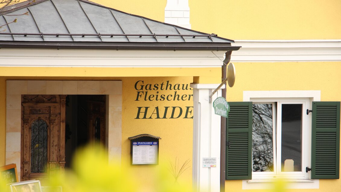 <p>Willkommen im Gasthaus Haiden in Jagerberg</p> | © Gasthof Haiden