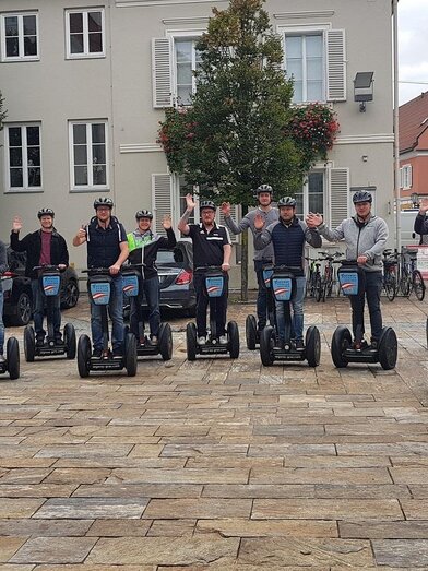 Segway Runde am Rathausplatz Stainz | Claudia Dunst | © Claudia Dunst