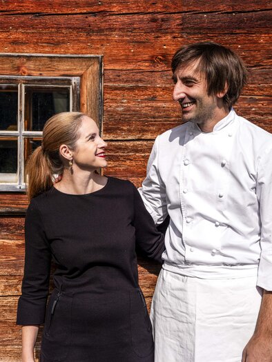 Eva Maria und Dominik Utassy von der Geiger Alm | © (c) TVB Ausseerland Salzkammergut | Susanne Einzenberger