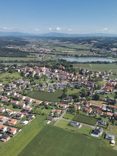 Flugaufnahme Kirchberg an der Raab | © Gemeinde Kirchberg an der Raab | Gemeinde Kirchberg an der Raab | © Gemeinde Kirchberg an der Raab