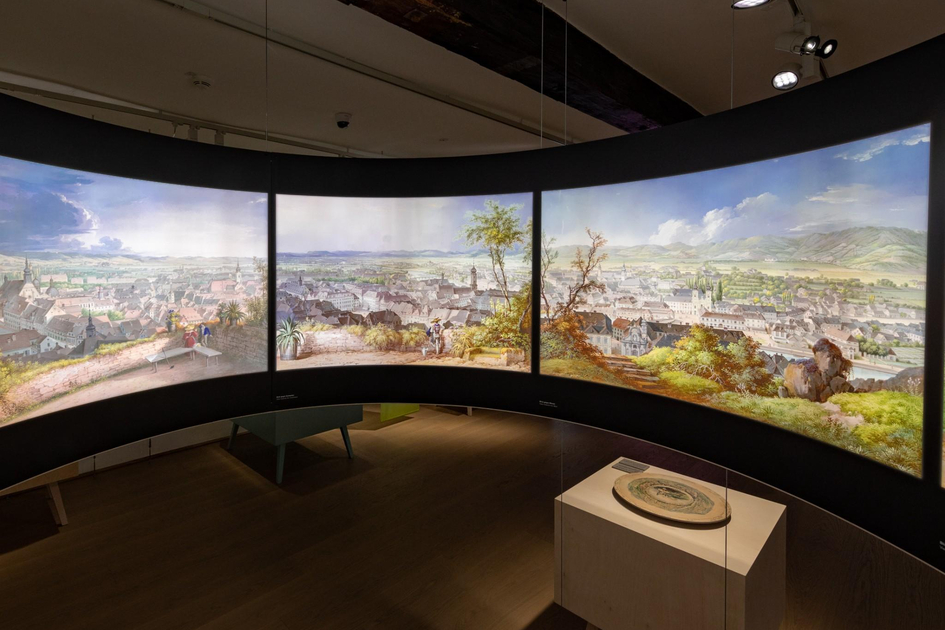Historisches Graz-Panorama im Schlossbergmuseum | © Graz Tourismus-Harry Schiffer | © Graz Tourismus-Harry Schiffer