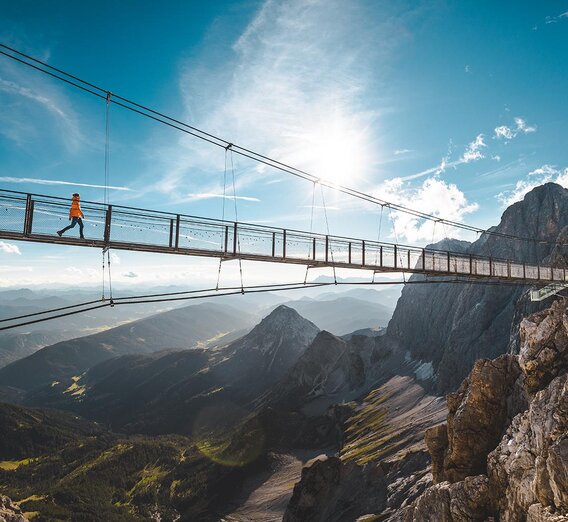 Spektakuläre Aus- und Weitblicke auf der Hängebrüc | © Mathäus Gartner | © Mathäus Gartner
