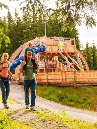 Der Nordpol im Hopsiland Planai | © Christine Höflehner