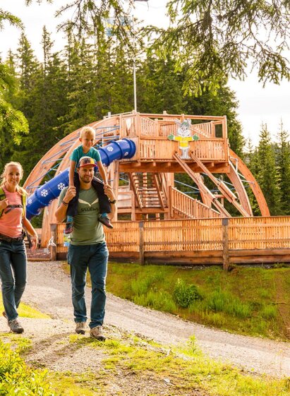 Der Nordpol im Hopsiland Planai | © Christine Höflehner