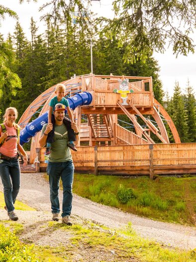 Der Nordpol im Hopsiland Planai | © Christine Höflehner