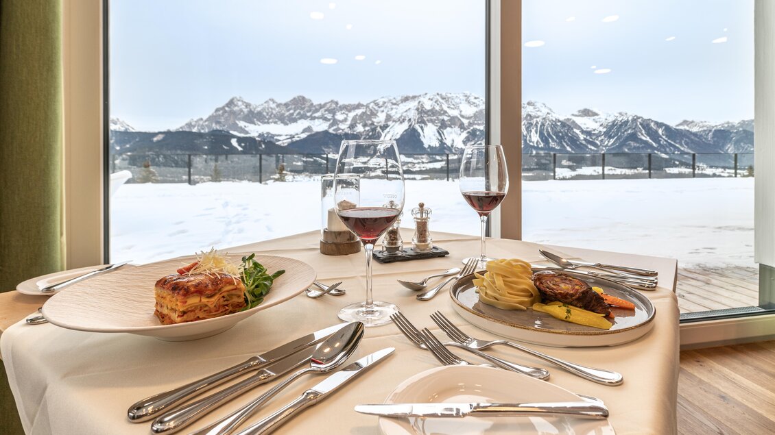 Essen mit Ausblick | © Stefan Kraml