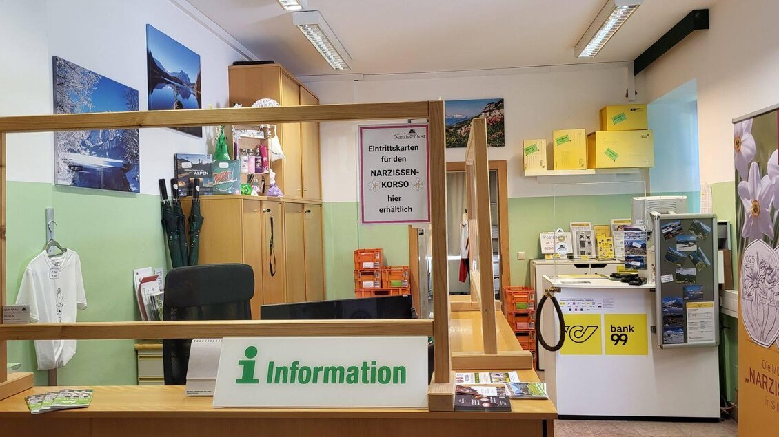 Infobüro, Altaussee, Informationstresen | © Petra Kirchschlager