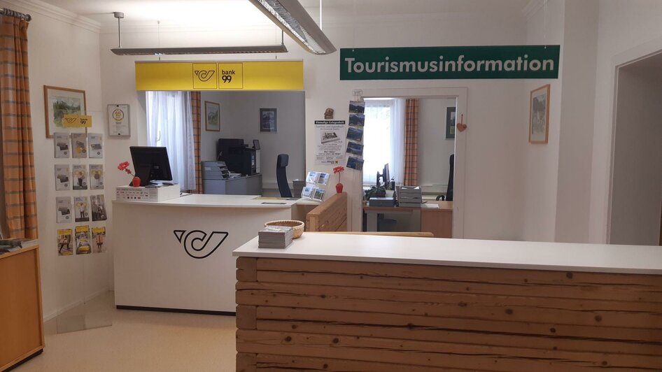 Informationsbüro Tauplitz, Info- und Postschalter