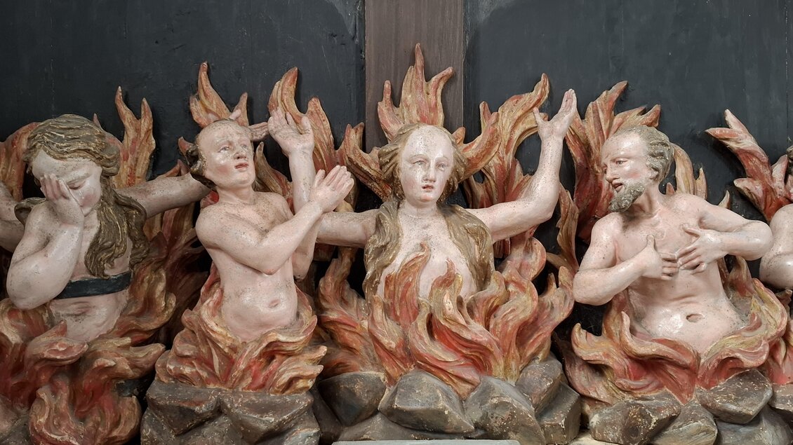 Fegefeuer in der Kirche Haus | © Beate Koller