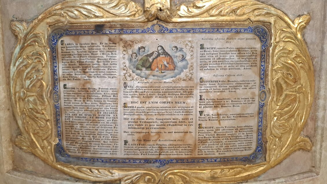 Kanontafel in der Kirche Kleinsölk | © Beate Koller